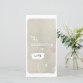 Viering van het leven Aanraken Handgemaakte Begraf (Staand voorkant)