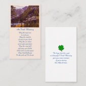 Viering van het leven Afbeelding Herdenking Kaart Visitekaartje (Voorkant / Achterkant)