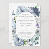 Viering van het leven als begrafenis van de blauwe kaart (Voorkant / Achterkant)