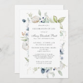 Viering van het leven als begrafenis van de blauwe kaart (Voorkant / Achterkant)