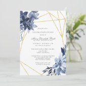 Viering van het leven als begrafenis van de blauwe kaart (Staand voorkant)