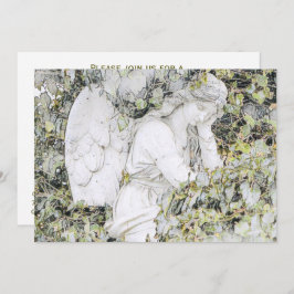 Viering van het leven - Angel in de tuin Kaart