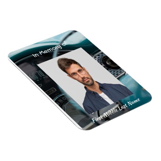 Viering van het leven Antiek auto's auto's Magneet (Rechterzijde)