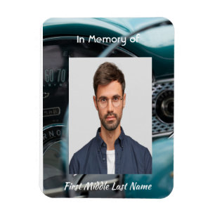 Viering van het leven Antiek auto's auto's Magneet