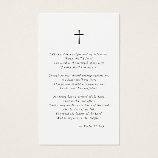 Viering van het leven Begrafenis Foto Gebed Kaart (Achterkant)