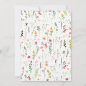 Viering van het Leven | Begrafenis QR Code Wilde B Kaart (Achterkant)