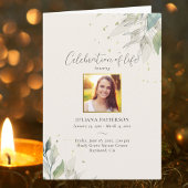 Viering van het leven Botanicals, foto's Begrafeni Programma