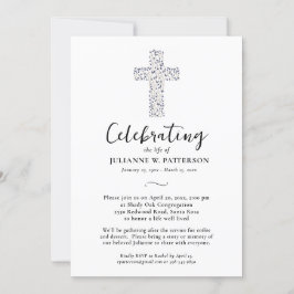 Viering van het leven, Botanisch Kruis, Begrafenis Kaart