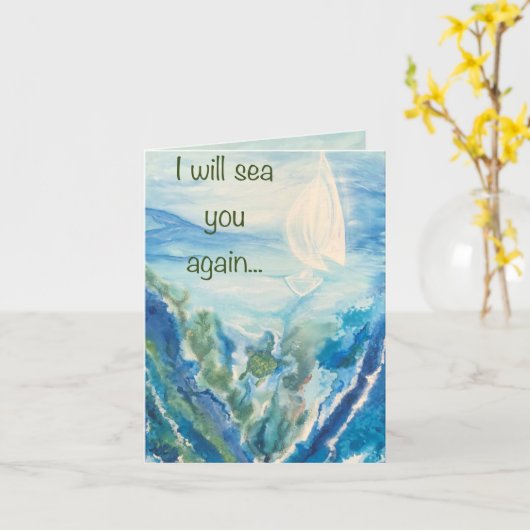 Viering van het leven CARD Kaart (Gele Bloem)