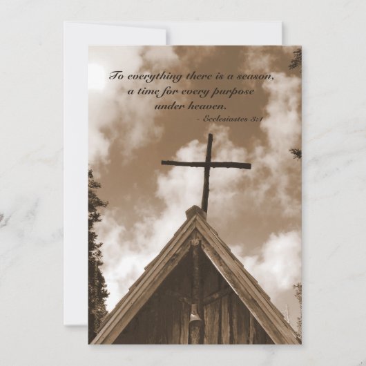 Viering van het leven, de ecclesiastes van het cit kaart (Voorkant)