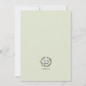 Viering van het leven Dove foto uitnodiging (Achterkant)