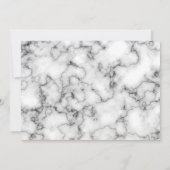 Viering van het Leven Eenvoudige Elegante Marmeren Kaart (Achterkant)