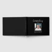 Viering van het leven Eenvoudige foto, aangepaste Gastenboek (Volledig)