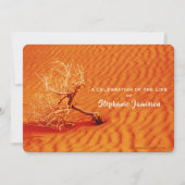 Viering van het leven, eenzame boom in de Fiery Re Kaart (Voorkant)