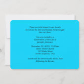 Viering van het leven, eenzijdige boom bij het mee kaart (Achterkant)