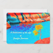 Viering van het leven, eenzijdige boom bij het mee kaart (Voorkant)