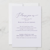 Viering van het leven Elegant Floral Photo Memoria Kaart (Achterkant)