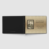 Viering van het leven, Elegant goud met foto Gastenboek (Volledig)