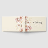 "Viering van het leven" Elegante Bloemenbegrafenis Gastenboek (Volledig)