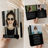 Viering van het leven Elegante moderne gevouwen be Programma