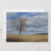 Viering van het Leven, Enige Bare Boom, Personalis Kaart (Voorkant)