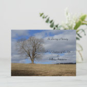 Viering van het Leven, Enige Bare Boom, Personalis Kaart (Staand voorkant)