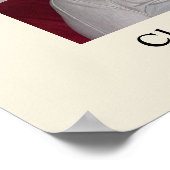 Viering van het leven Floral Woman begrafenis Poster (Hoek)