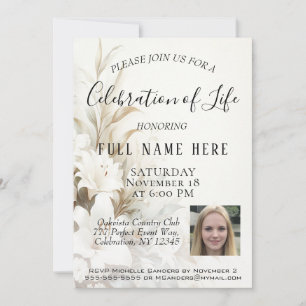 Viering van het leven - Foto & Bloemen Kaart