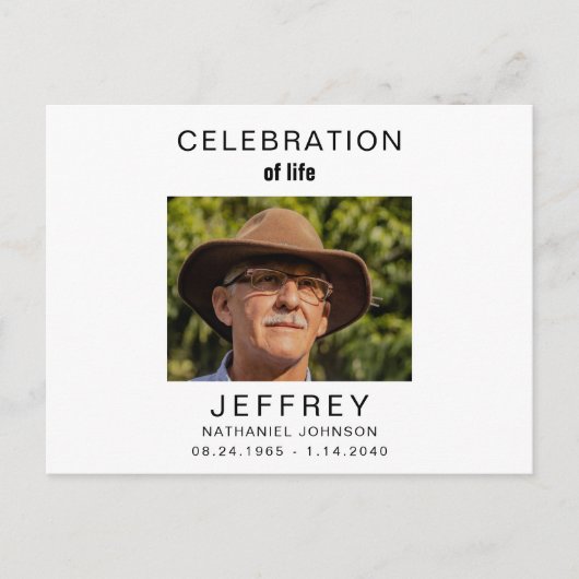 Viering van het leven Foto Briefkaart (Voorkant)