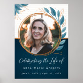 Viering van het Leven Foto Bronzen Memorial Begraf Poster (Voorkant)