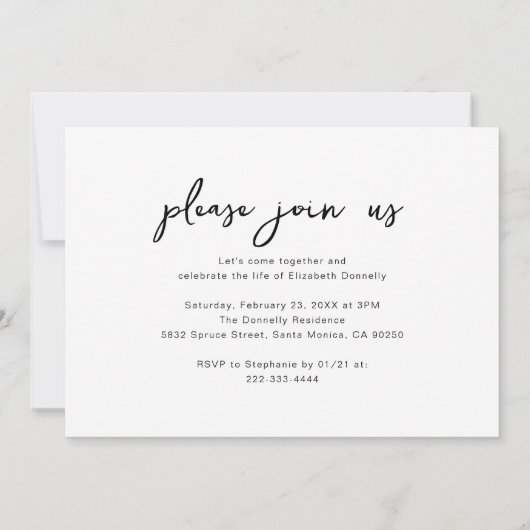 Viering van het leven Foto Collage Begrafenis Kaart (Achterkant)