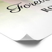 Viering van het leven Foto Downloadbare begrafenis Poster (Hoek)