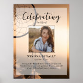 Viering van het leven Foto, Droomvanger, Begrafeni Poster (Voorkant)