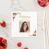 Viering van het leven Foto Floral Memorial Servet (Insitu)