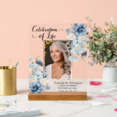 Viering van het leven Foto Memorial Acryl Teken Acryl Bord (Huwelijk)