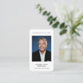 Viering van het leven Foto Memorial Prayer Kaart Visitekaartje (Staand voorkant)