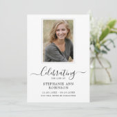 Viering van het Leven Foto Orde van de Dienst Programmakaart (Staand voorkant)