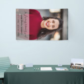 Viering van het leven Foto Simple Memorial begrafe Spandoek (Beurs)
