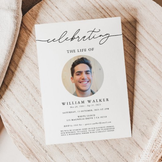 Viering van het leven Foto viering van het leven Kaart