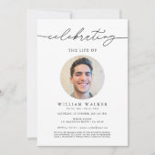 Viering van het leven Foto viering van het leven Kaart (Voorkant)