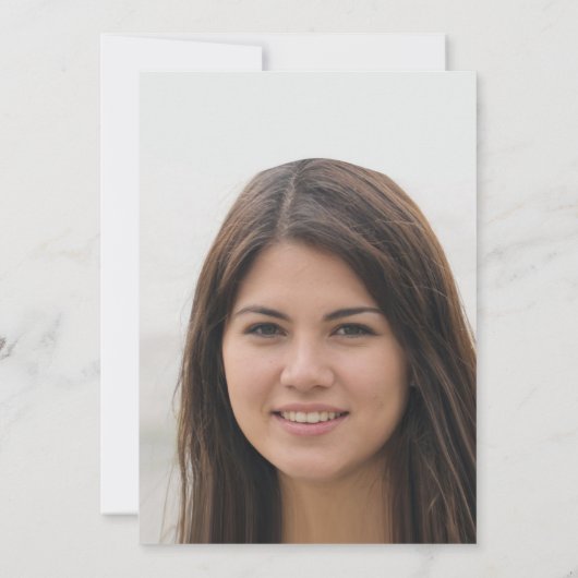 Viering van het leven - Fotoherdenking Kaart (Achterkant)