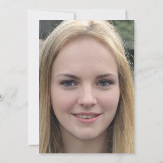 Viering van het leven - Fotoherdenking Kaart (Achterkant)