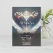 Viering van het leven - Fotoherdenking Kaart (Staand voorkant)