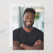 Viering van het leven - Fotoherdenking Kaart (Achterkant)