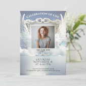 Viering van het leven - Fotoherdenking Kaart (Staand voorkant)