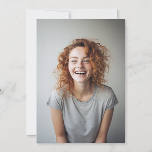 Viering van het leven - Fotoherdenking Kaart (Achterkant)