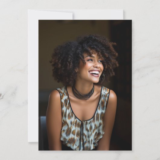 Viering van het leven - Fotoherdenking Kaart (Achterkant)