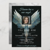 Viering van het leven - Fotoherdenking Kaart (Voorkant / Achterkant)