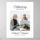 Viering van het leven Foto's, Memorial Welkom Poster (Voorkant)