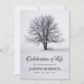 Viering van het Leven | Funeral Tree Kaart (Voorkant)